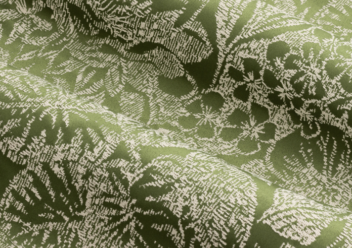 Bali Eyelet, Olive - Ready Made Curtains - Image 4
